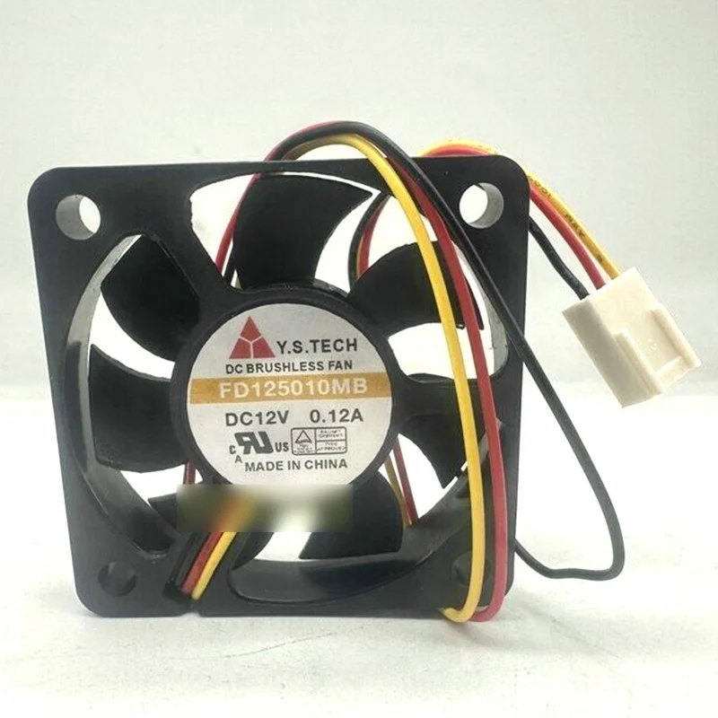M  New Y.S.TECH FD125010MB DC 12V 0.12A 3 wire cooling fan#QW