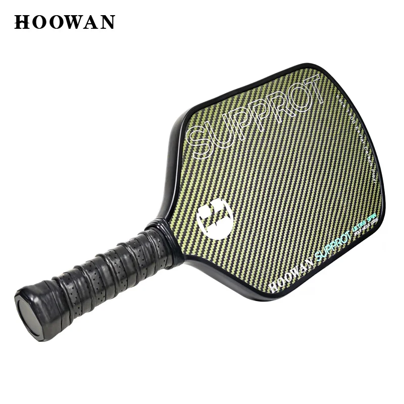 HOOWAN-paleta Pickleball SUPPROT T700, superficie texturizada de fibra de carbono Kevlar, raqueta termoformada de polímero Hexa-Core, USAPA, 16MM