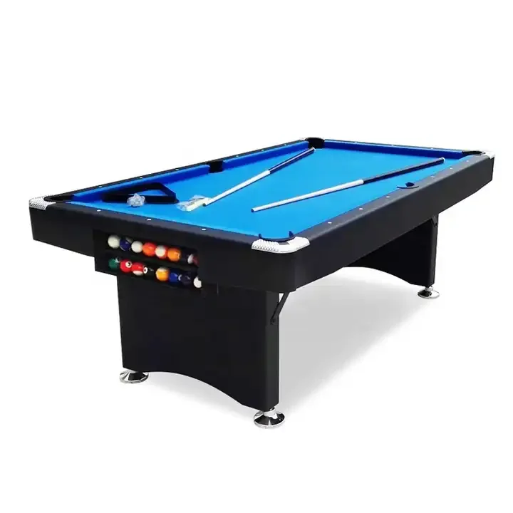 

Professional 8FT Best Quality Snooker Table Fashion Colors Billiard Table With Wool Cushion PVC Pocket Ball Return Specification