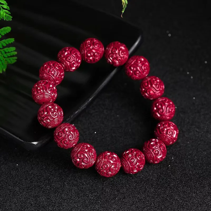 Factory Ore Year Ruyi Return Pattern Beads Bracelet Jade