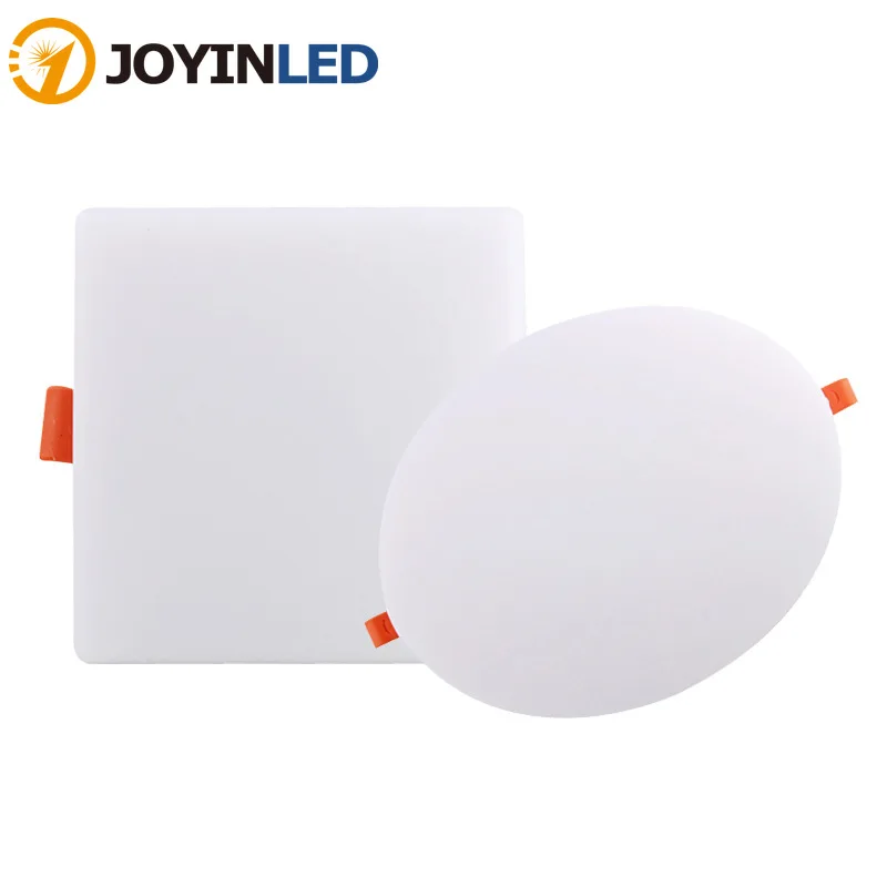 LED Panel Light Ultra Thin Round/Square 10W 18W 24W 36W Aluminum Ceiling Recessed Spotlight AC 85-265V Open Hole Adjustable Lamp