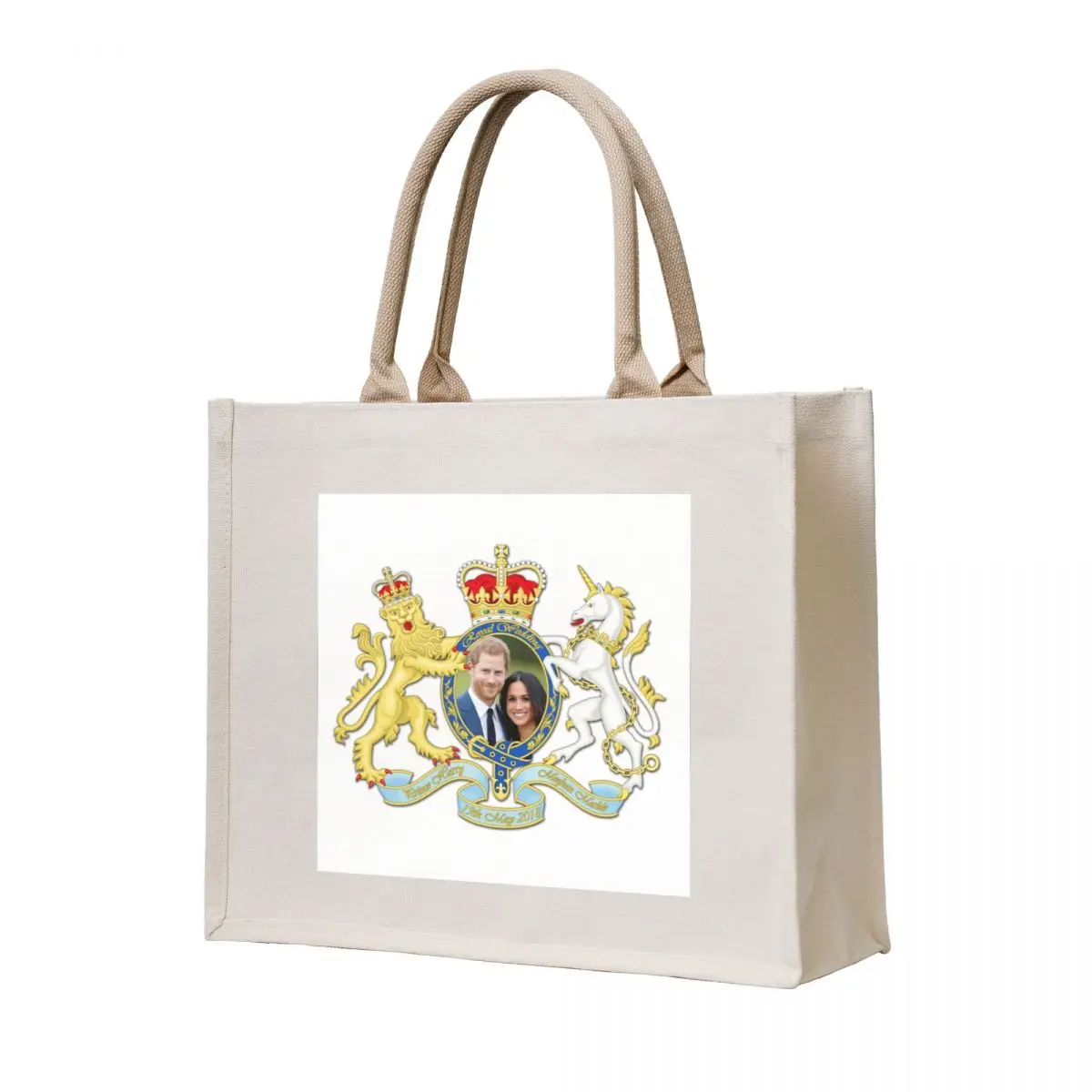

Prince Harry and Meghan Markle Tote Bag eco pack Candy bags cloth bag woman sac pour femme