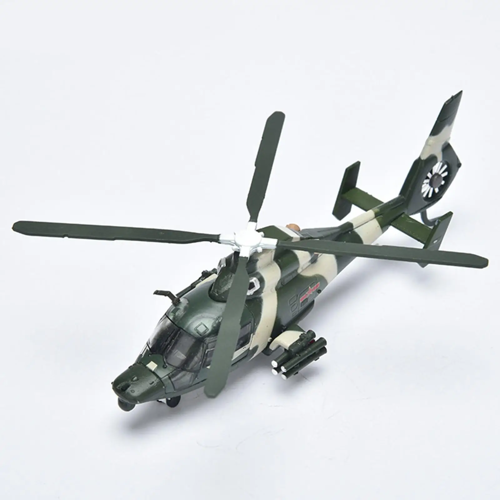 Alloy 1/100 Z-9 Airplane Diecast Model Birthday Gift Chinese Air Force Helicopter for Bar Office Shelf Living Room TV Cabinet