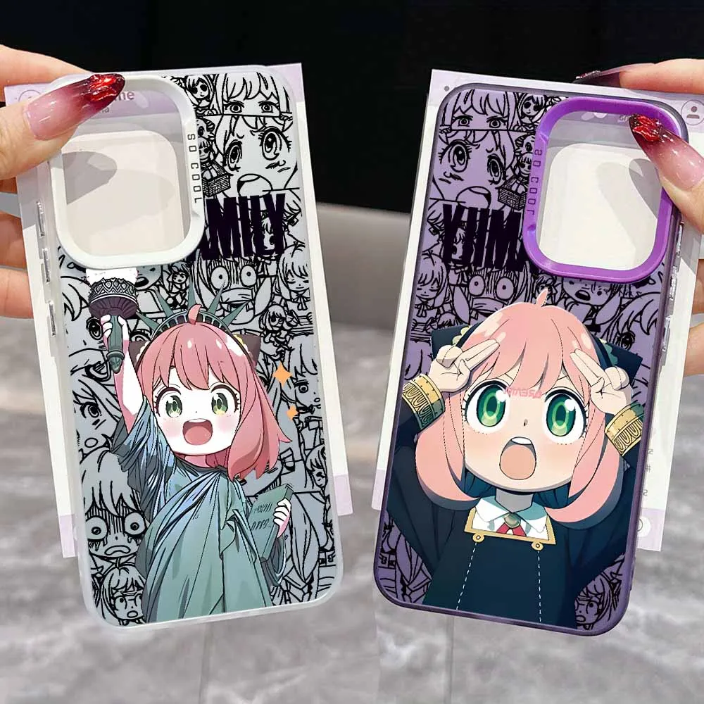 SPY×FAMILY Anya Forger para Xiaomi Redmi Note 15 14 13 12 11E 11S 11 Pro Plus Lite Max Funda colorida de silicona suave para teléfono