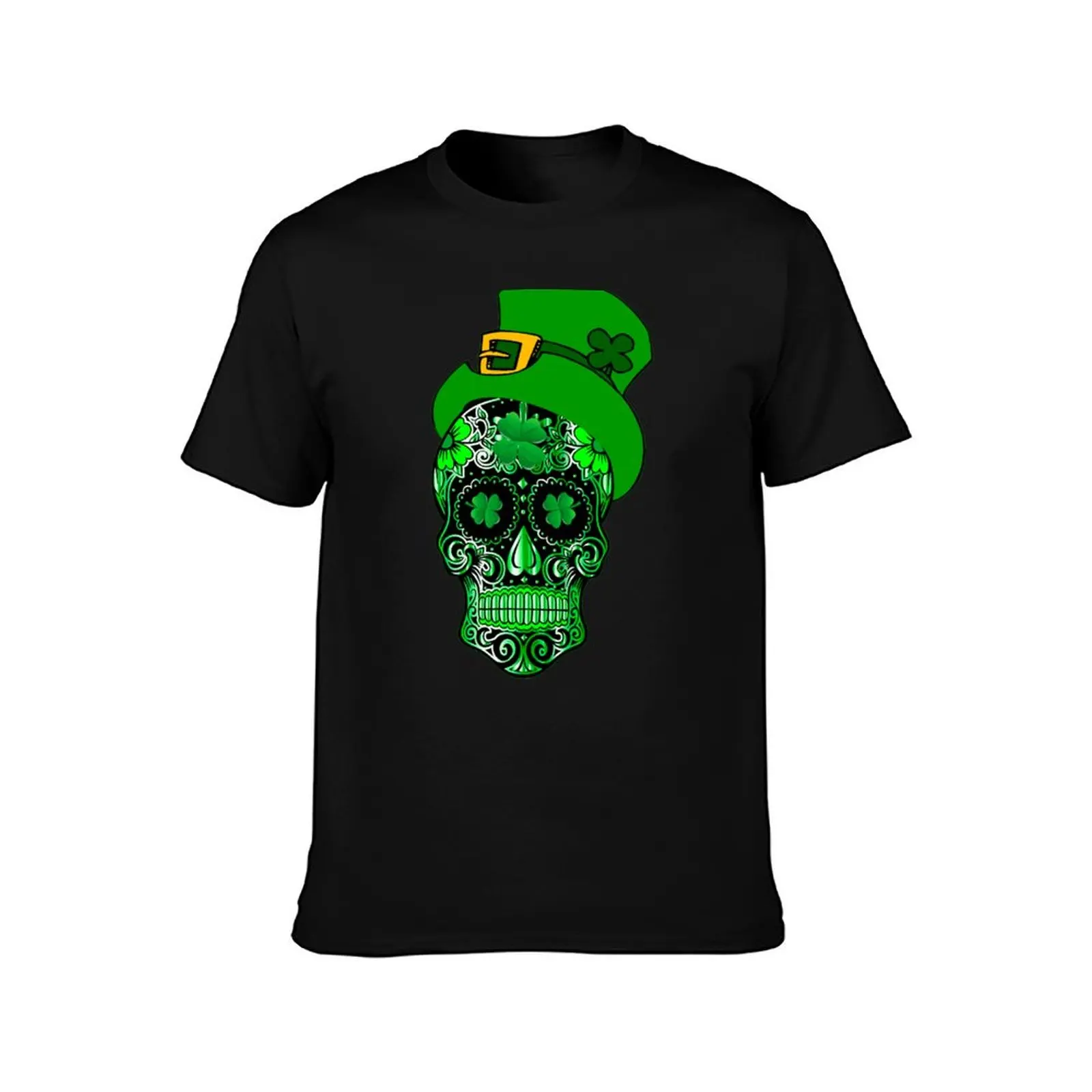 St Patricks Day Sugar Skull Shamrocks - Saint Pattys Day - the best gift for Irish Mexicans T-Shirt