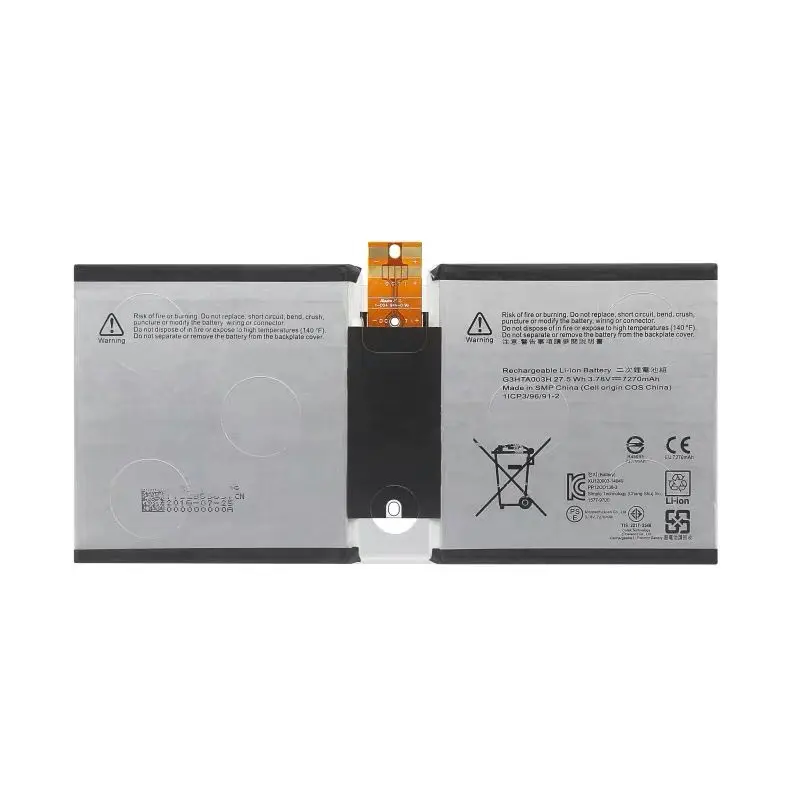 

G3HTA003H G3HTA004H G3HTA007H Laptop Battery for Microsoft Surface Pro 3 1645 1657 Series Tablet PC 3.78V 27.5Wh/7270mAh