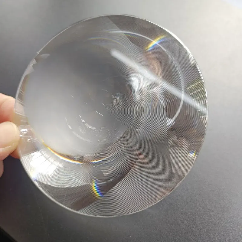 Brennweite 1000mm Optische PMMA Kunststoff Projektor Solar Fresnel-linse Lupe Flugzeug Lupe Solar Konzentrator Linsen – Detail 2