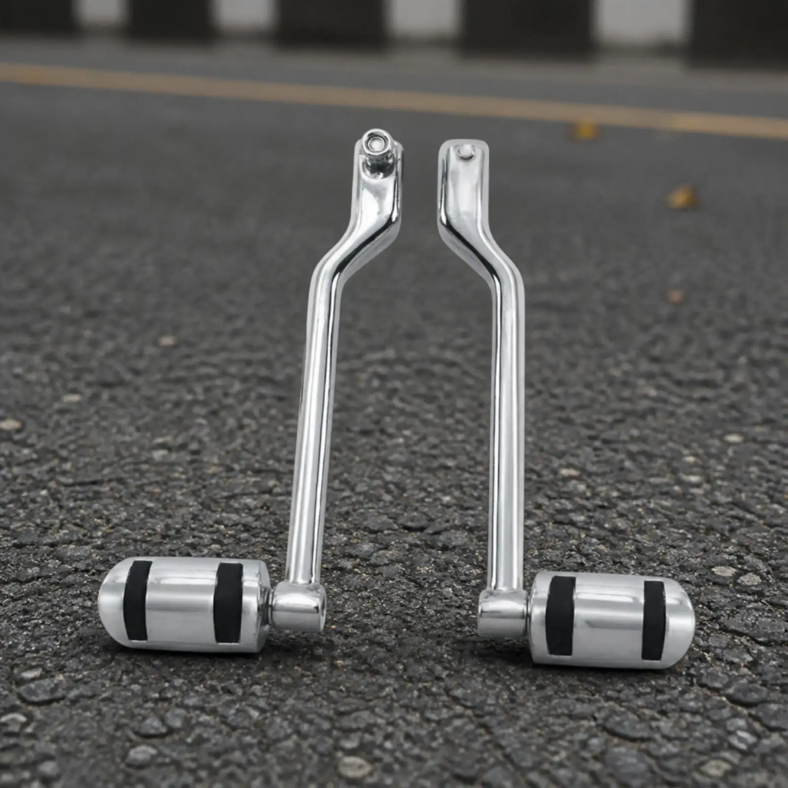 Front-and-Rear Motorcycle Gear-Move Lever Footpeg Non-Slip for Traveling Riders, Everyday Riding, Cruising, Custom Replacement