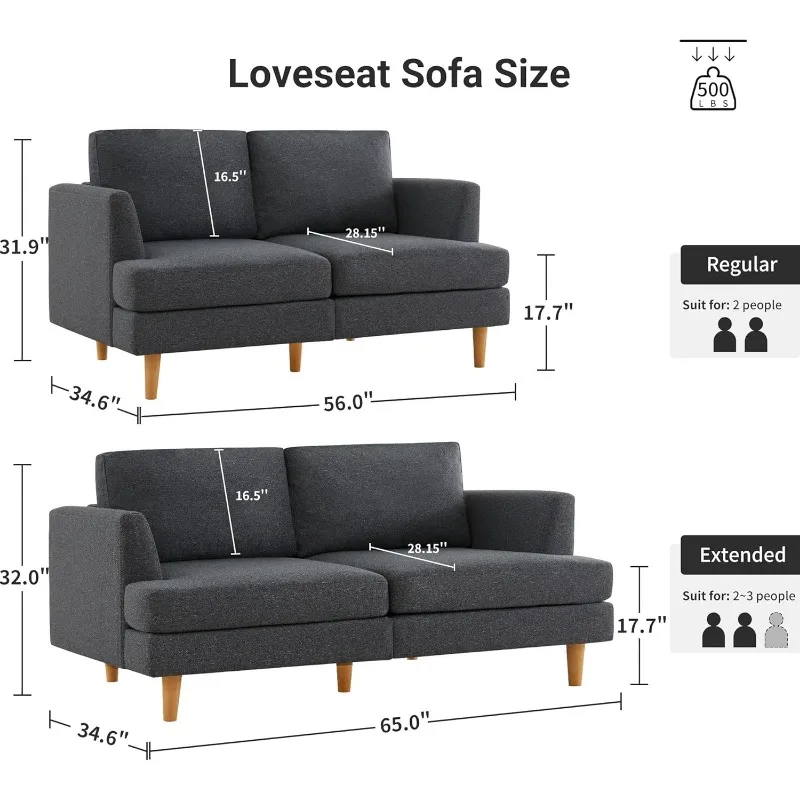 Loveseat Sofa 56