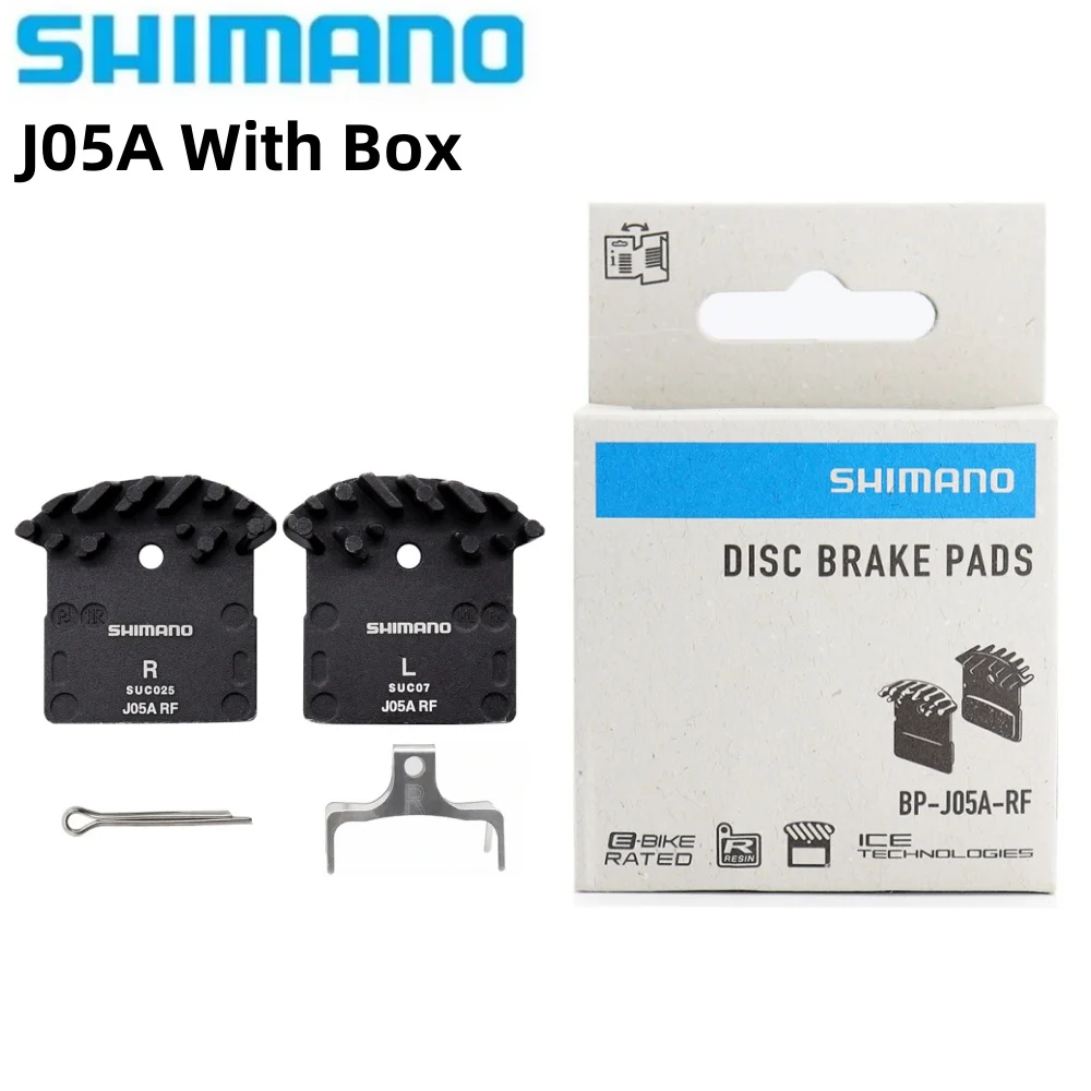 SHIMANO J05A Brake Pads ICE Tech Resin Bicycle Brake Pad Hydraulic Brake J05A-RF Brakes Pads for BR-M9000 BR-M615 Bike Part