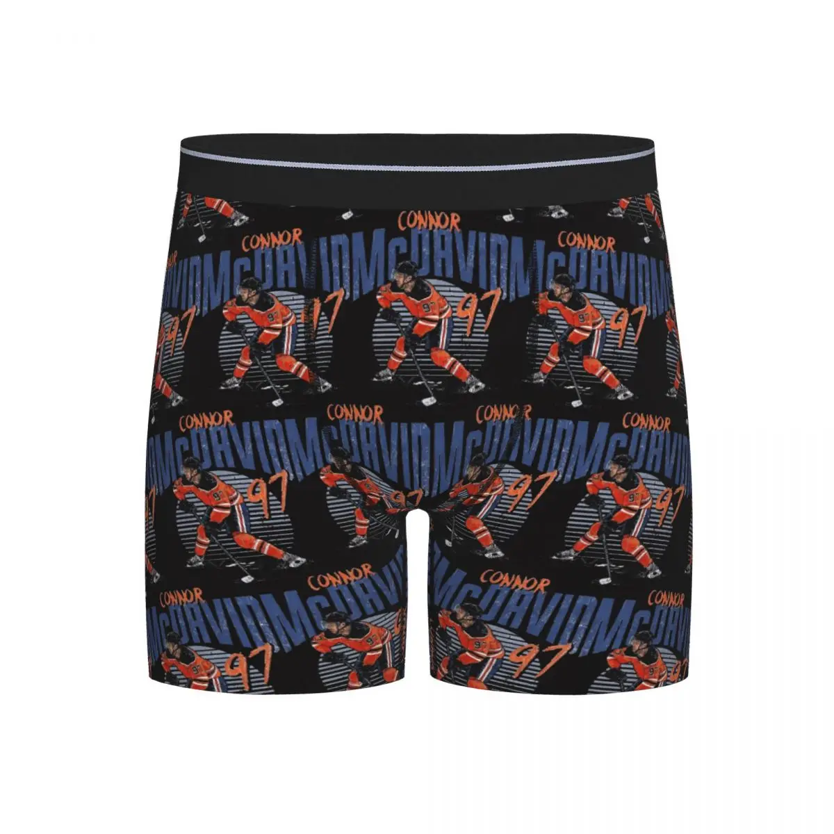 

Long Boxer Underpants Shorts Connor McDavid 97 For Edmonton Oilers Fans Panties Men Soft Underwear for Homme Man Boyfriend Gifts