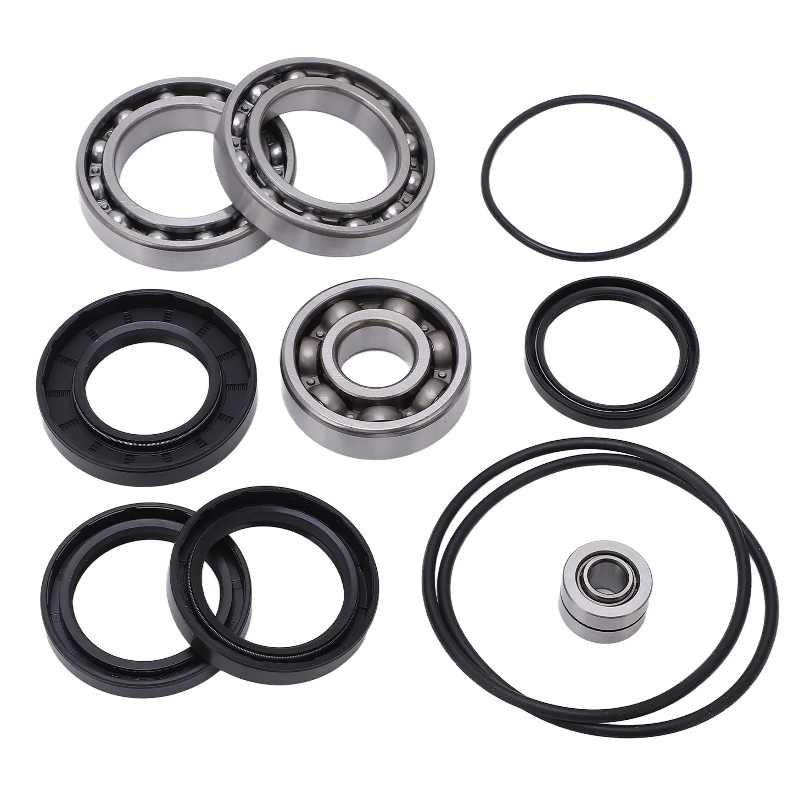 Kit de 12 Retenes de Cojinete de Eje Diferencial Trasero para Honda FourTrax 300 TRX300FW, Reemplazo OEM, Acero y Goma, Antipolvo, Alta Resistencia