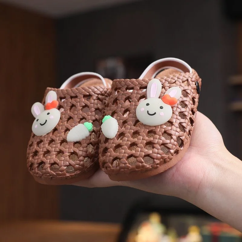 Children's slippers Boys Summer girls Little Children Baby Princess non-slip glow-in-the dark slippers