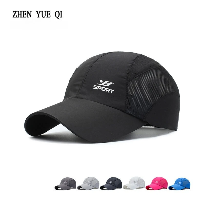 Zhenyueqi Quick-Dry Sports Cap: Lightweight Breathable Mesh Design with Sun Protection Men & Women Outdoor & Daily Wear caps