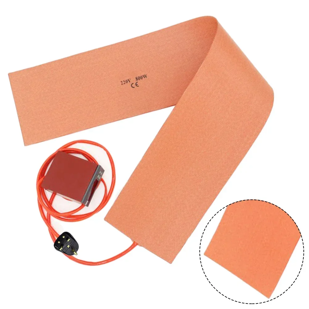 Heating Pad Silicone Heater Blanket 150*900mm 800W 220V UK Plug For Guitar Side Rim Bending Press Heating Electric Parts