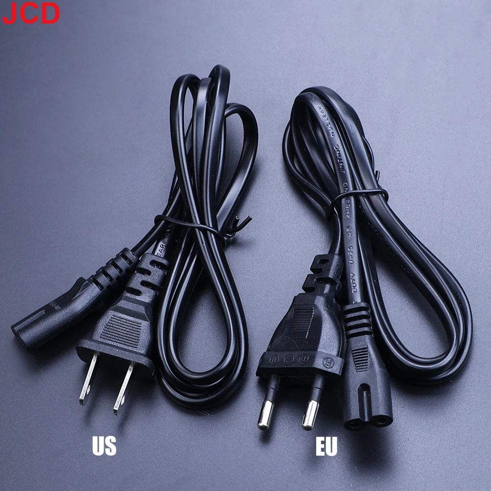 Кабель питания EU US AC, 2-контактный, IEC C7, удлинитель для PS2, PS3 Slim, PS4, PS5, PSP, PS Vita, PSV, CD-плееров, ноутбуков, радиоприемников