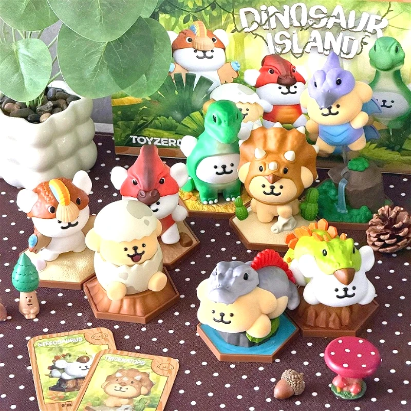 Maltese DINOSAUR ISLAND Series Blind Box Cute Action Figure Desktop Decor Anime Doll Mystery Box Surprise Toy Collect Trend Gift