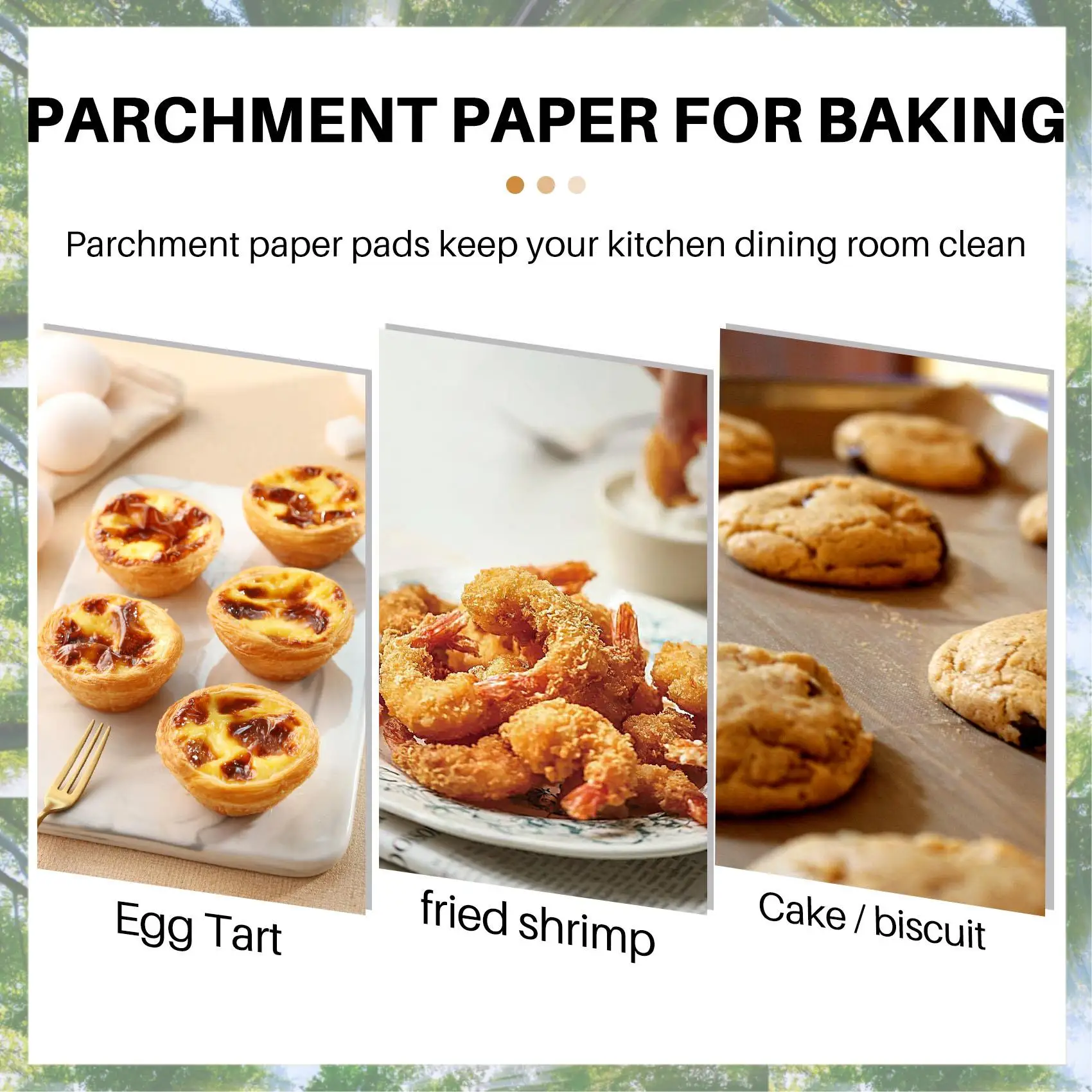 Premium-500 Pcs Unbleached Parchment Paper Baking Sheets, 4X4 Inches Non-Stick Precut Baking Parchment, Perfect For Wrapping