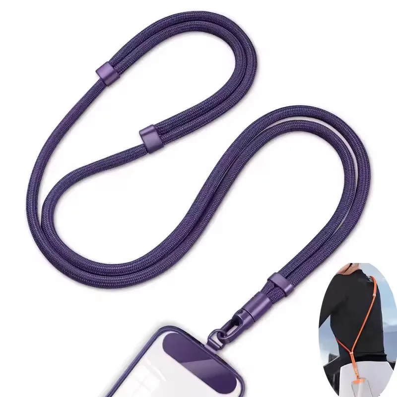 

Universal Adjustable Mobile Phone Lanyard Short Wrist Strap with Self-locking Anti-drop Design Durable Polyester Phone Strap
