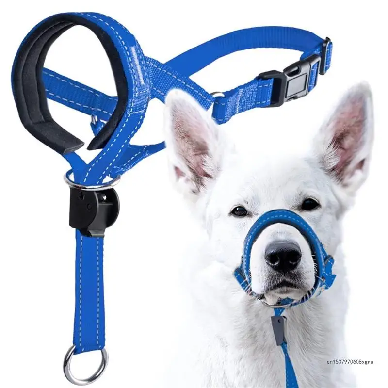 Creative Dog Halter Halti Training Head Collar Gentle Leader Harness Nylon Breakaway All Seasons Usefull Harnesses Lead hot