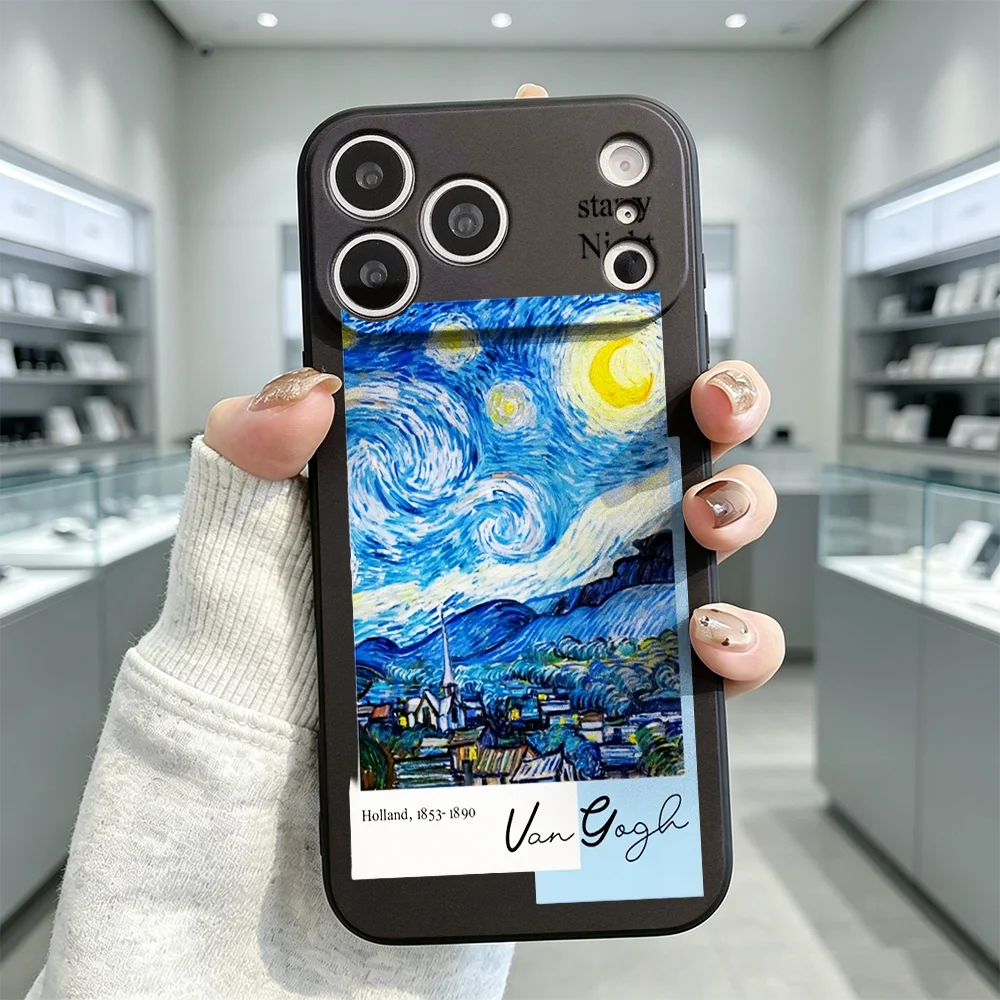 Capa de Telefone Slim Fit à Prova de Choque Starry Night para Honor X9 X8 X7 X6 X5 Smart 600 500 400 300 200 Pro Lite