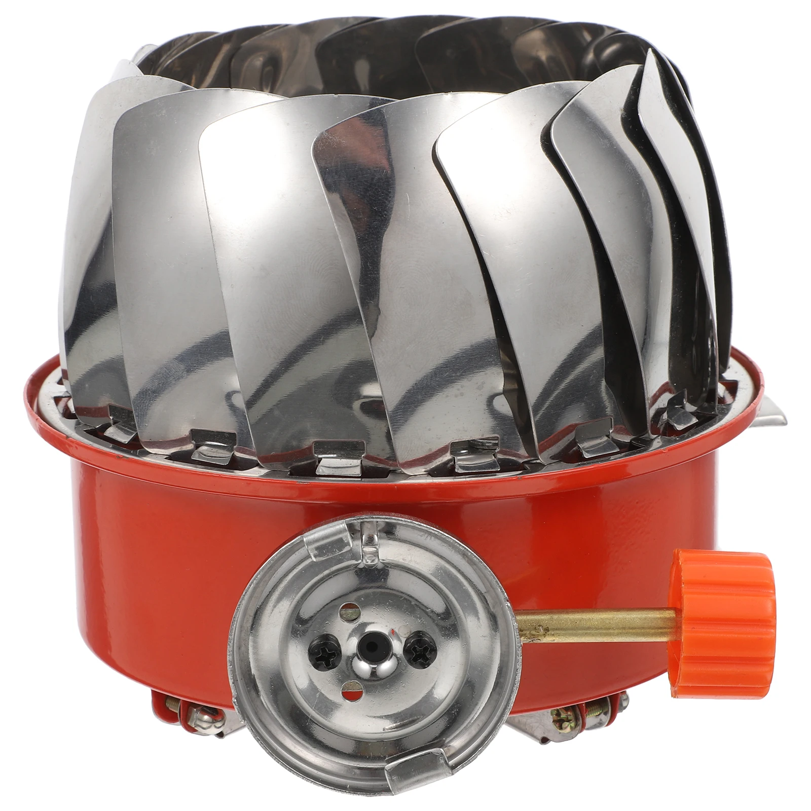 

Portable Mini Stove Lotus Design Windproof Gas Furnace For Camping Hiking Picnic Cooking Compatible Camp Stove