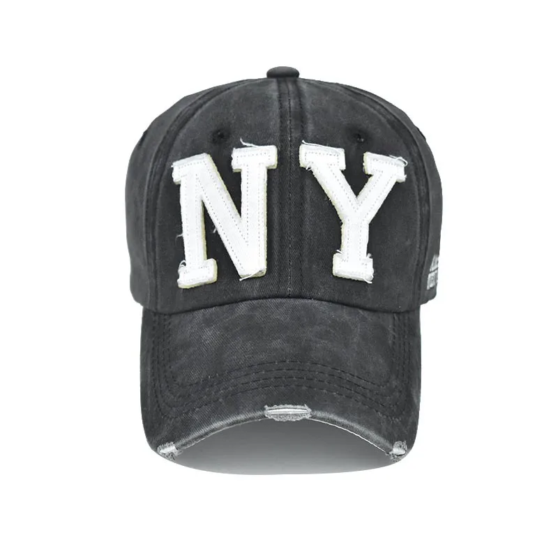 Baseball Cap Retro-style Snapback Hat Sun hat Spring Autumn baseball cap Sport cap New York letter Cap Hip Hop Fitted Cap