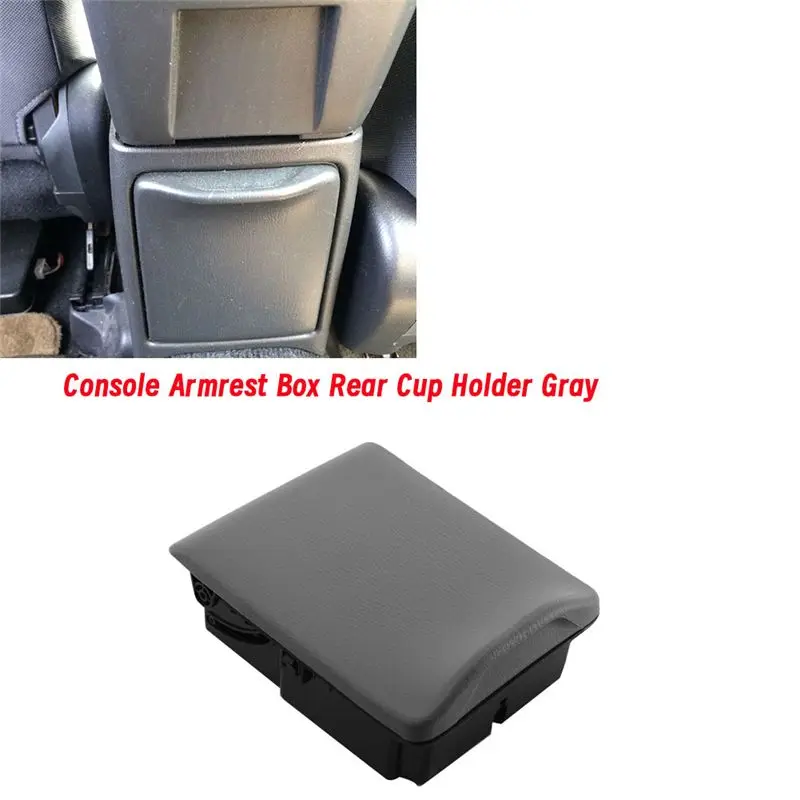 66150SA100ND Car Console Rear Cup Holder Gray For Subaru Forester 2003-2008 Armrest Box Rear AC Air Outlet Drink Holder Parts-A6