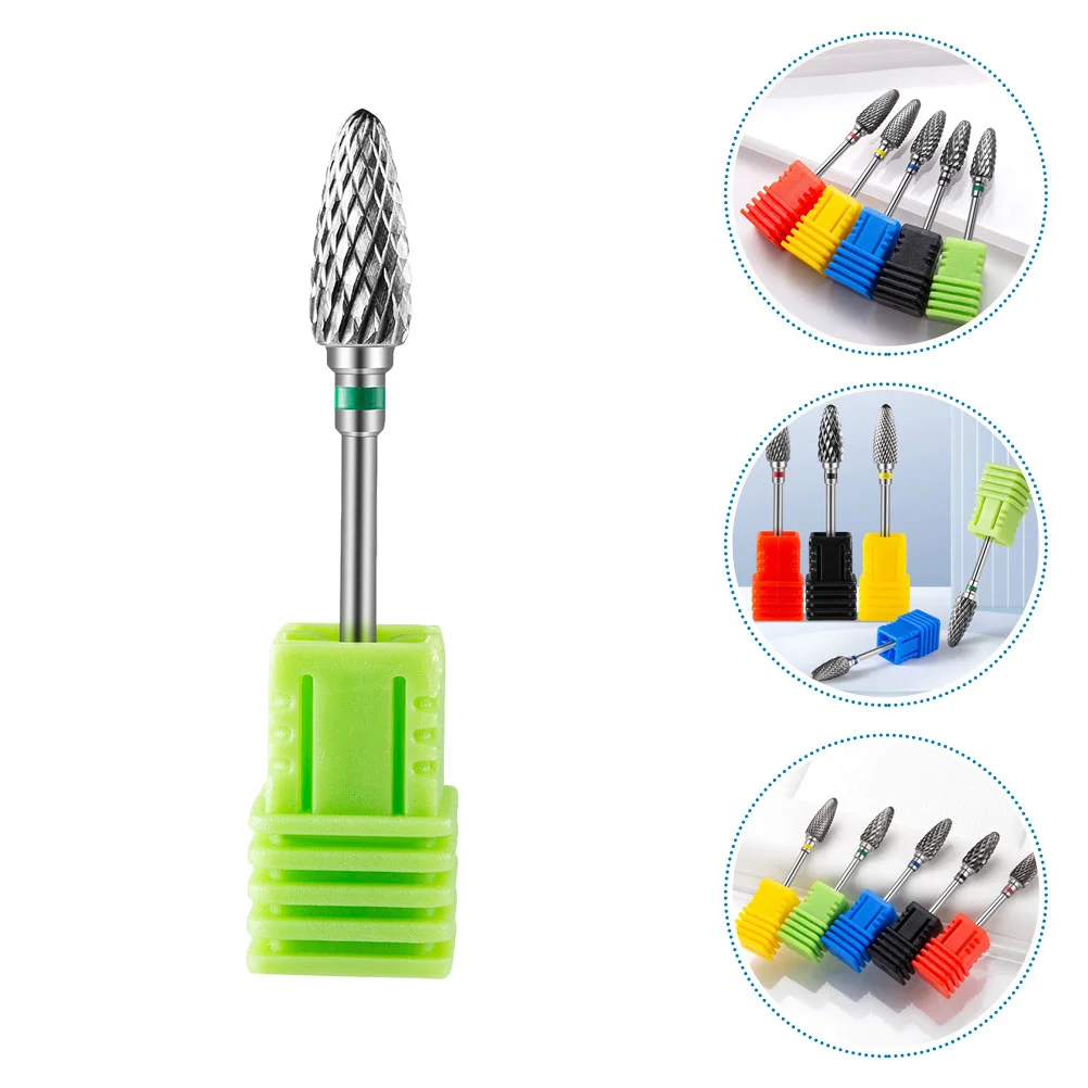 Nail Polisher Stamping Grinding Bits Metal Drill Polishing File for Manicure Heads Tungsten Steel Alloy Baby