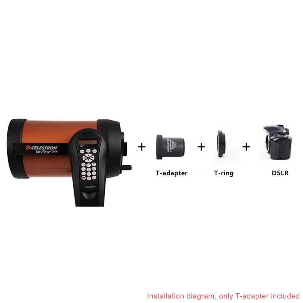 SCT إلى M42 Threads T-tube T-Adapter-SC لتلسكوب شميدت-Cassegrains Prime Focus Photography