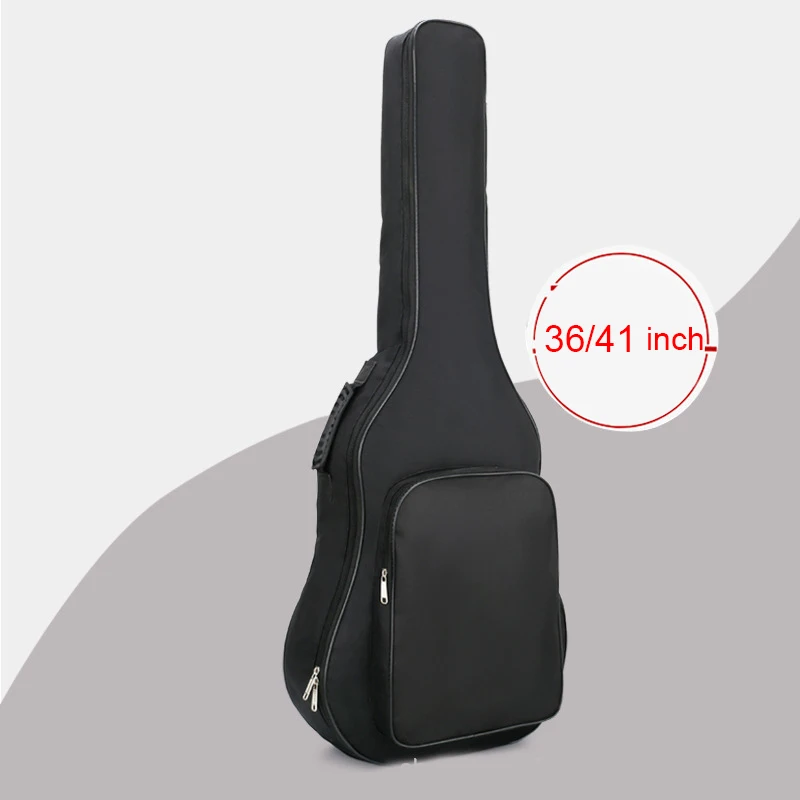 Jophy 36/41 Inch Double Shoulder Straps Guitar Oxford Fabric Acoustic Guitar Bag 5mm Case Waterproof Backpack Guitar Carry Case