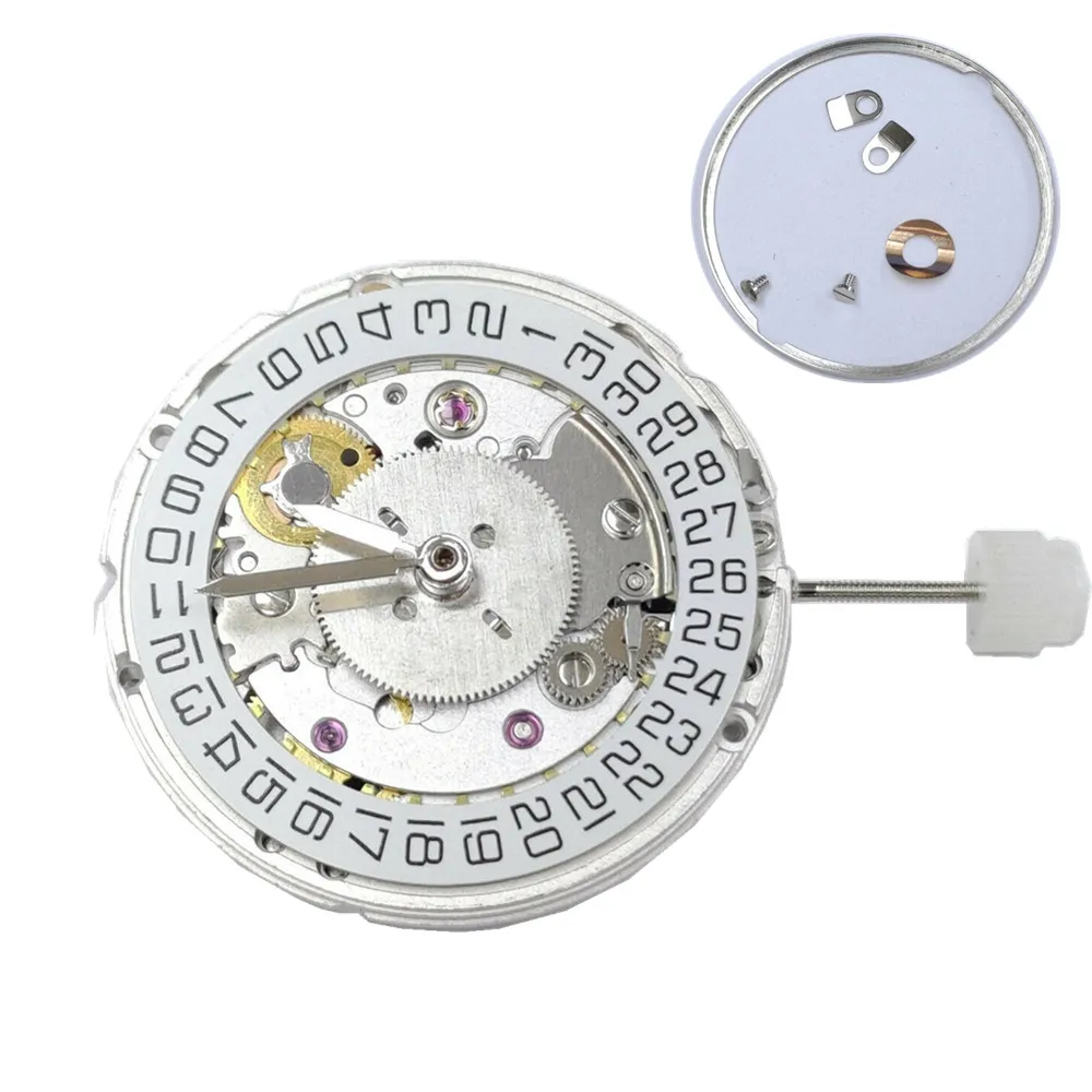 For ETA2836 Automatic Mechanical Watch Movement 4 Hands Date At 3 O'clock 25 Jewels Watch Movement For ETA 2836-2 GMT Watch Part