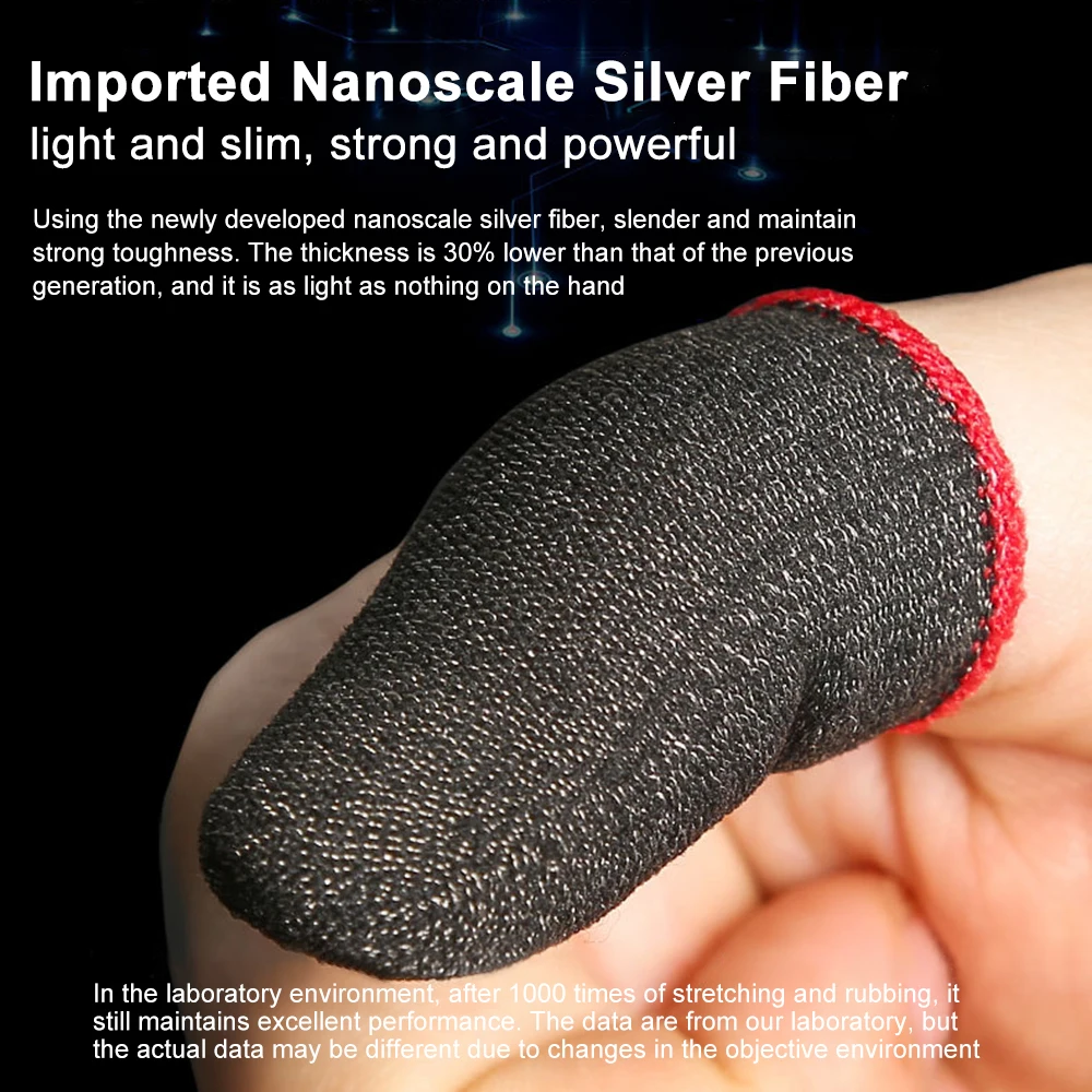 20/40Pcs Finger สำหรับ PUBG Mobile เกม Sweatproof Non-Scratch Sensitive Touch Screen Gaming ปลายนิ้ว Thumb ถุงมือ