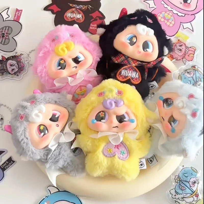 

В наличии Pippy Demon Series, модная слепая коробка, брелок для ключей, сумка, подвесные игрушки, популярная коллекционная милая виниловая плюшевая кукла для девочек, загадочные подарки