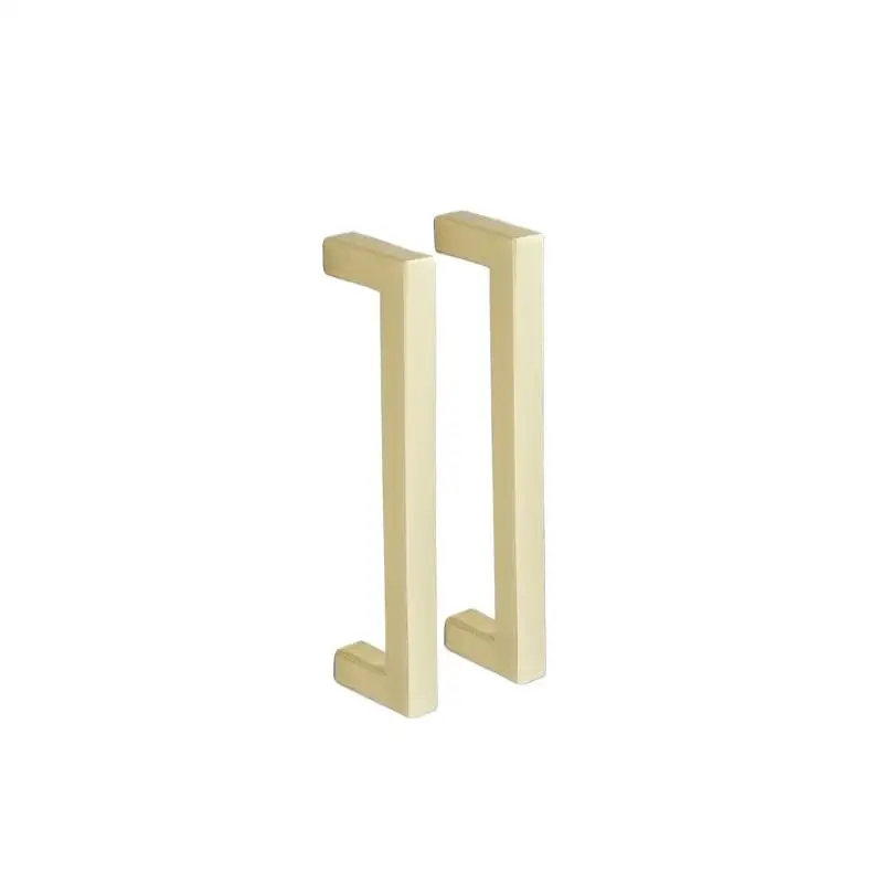 10-33CM Black Stainless Steel Square Cabinet Handle Closet Drawer Cupboard Pull Bathroom Door Knob Kitchen Furniture Accessory