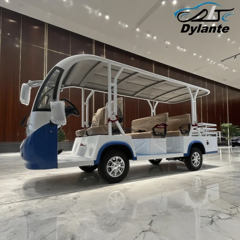 

Street Legal Электрический туристический автобус 72 В с литиевой батареей 8-местный электрический экскурсионный автобус Производитель настраиваемый челночный автобус