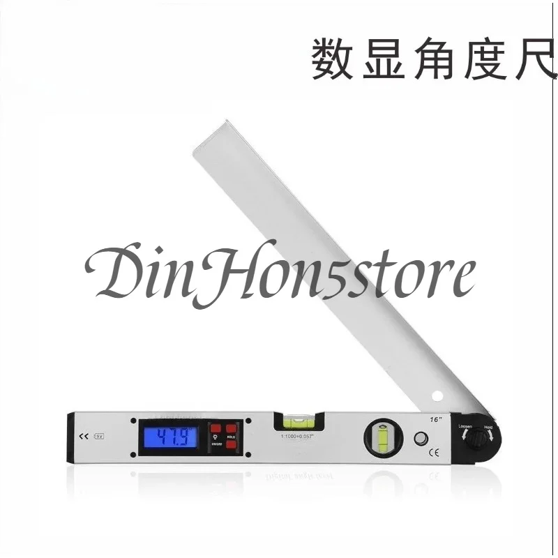 400mm 16inch Digital Angle Level Ruler Digital Protractor Digital Inclinometer