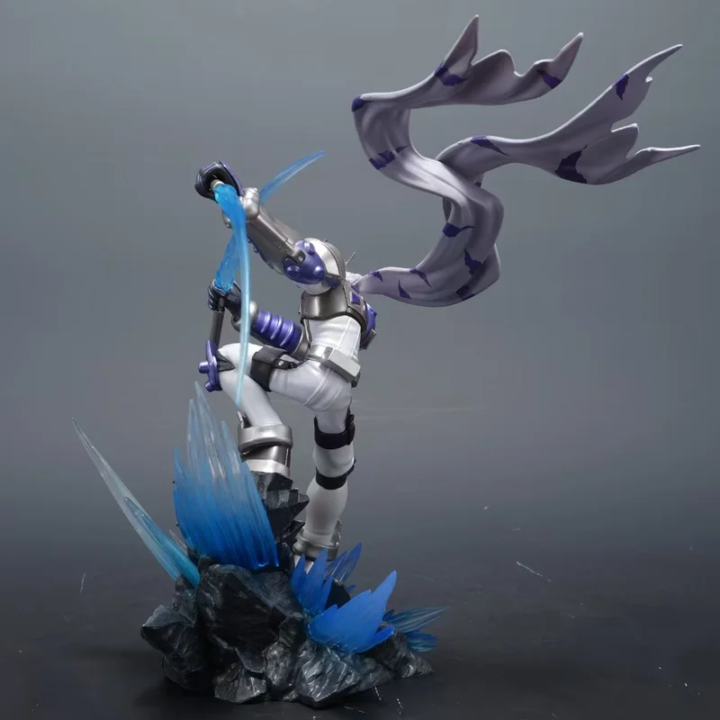 Figuras de Anime Digimon Adventure de 23cm, figuras de bestias Wolfmon, muñeca, colección de estatuas de Pvc, modelo de decoración, juguete, regalo de Navidad