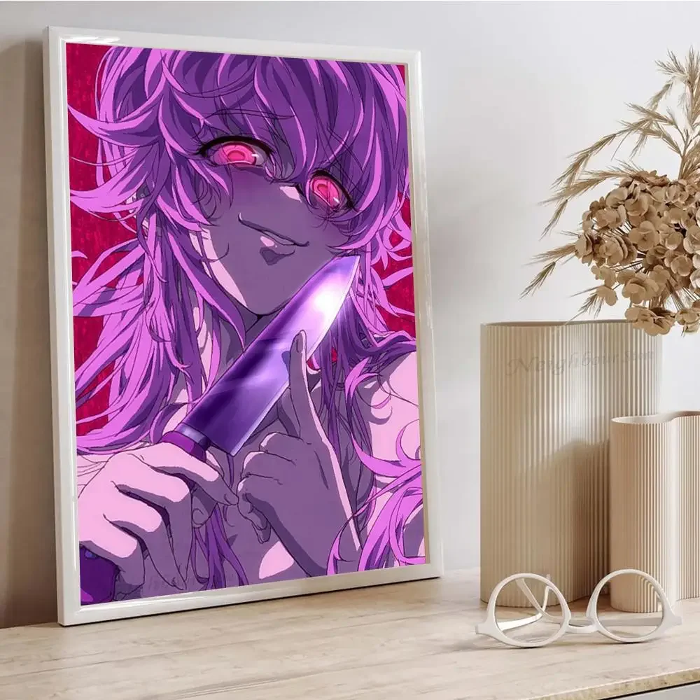 1pc Yuno Gasai Future Diary Anime Poster HD Posters Home Room Bar Cafe Decor Art Wall Painting Picture