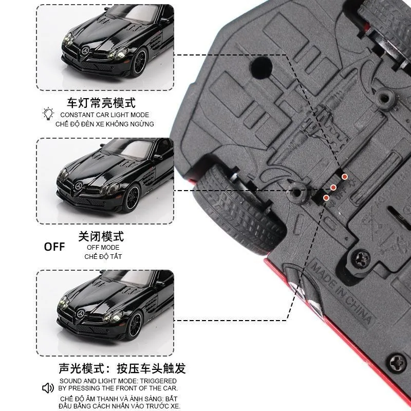 1:32 Scale Mercedes-Benz SLR 722S Model Car - usage example