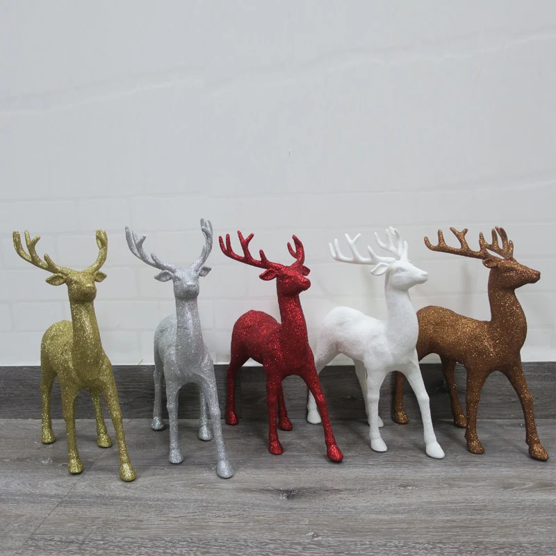 Christmas deer decoration window display counter decoration 30CM