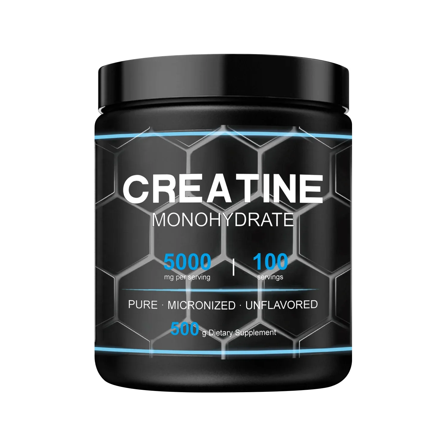 Pure Creatine Mono-Hydronized and Micronized 100 Doses 300g Pot Fast Absorption Strength Gain, Higher Physical Performance