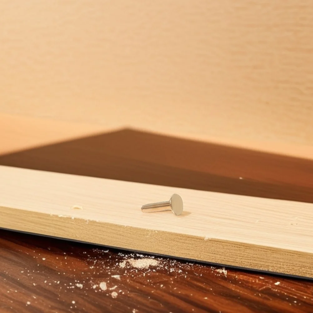 

7 Pairs 2Cm Knife Handle Rivets For Diy Knives Repair Cutlery Handle Fasteners Copper Bolts Flat Head Screws Kitchen Tool