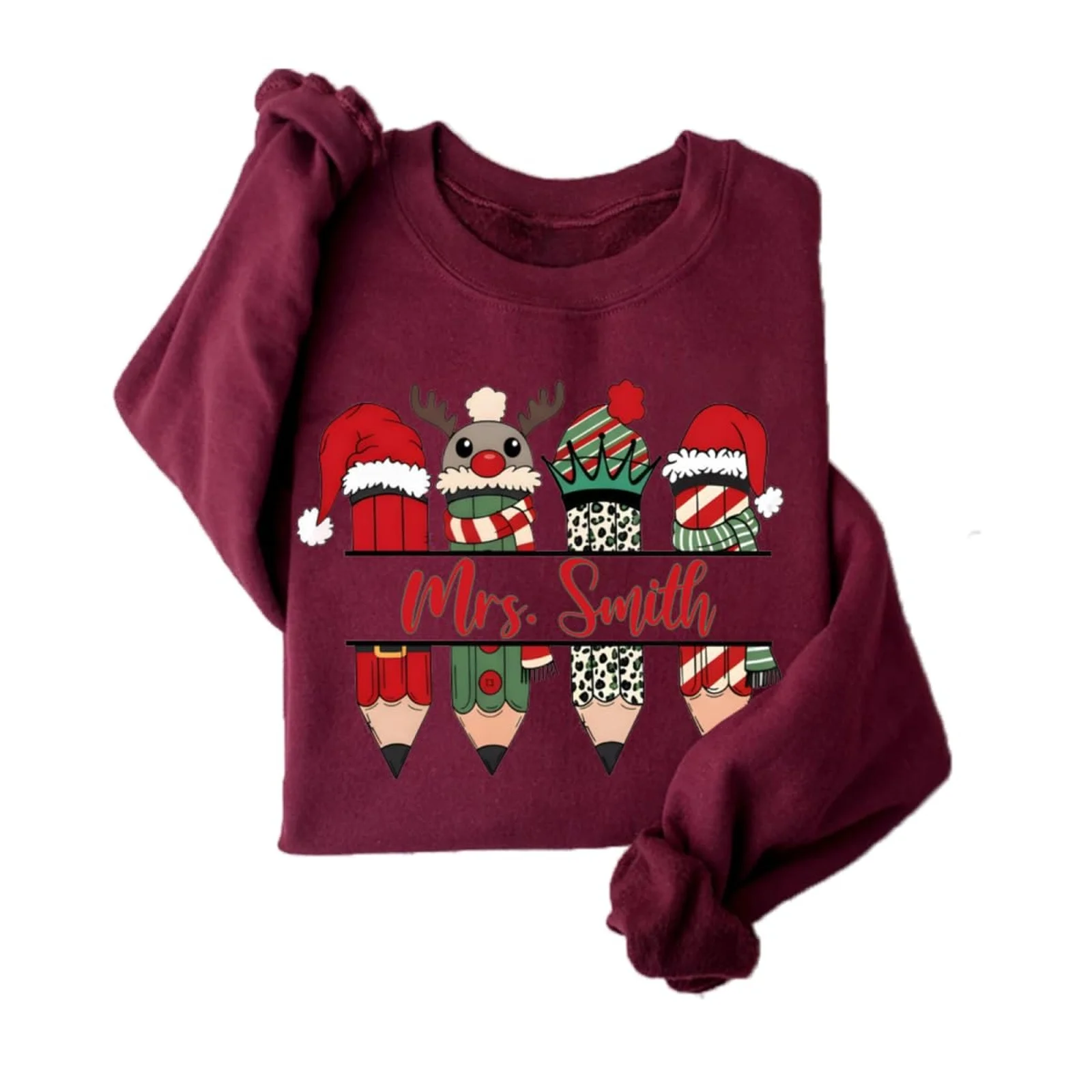 سترة نسائية لطيفة مطبوعة عصرية برقبة دائرية وأكمام طويلة ملابس شتوية سوداديراس دي موخير ملابس علوية للسيدات