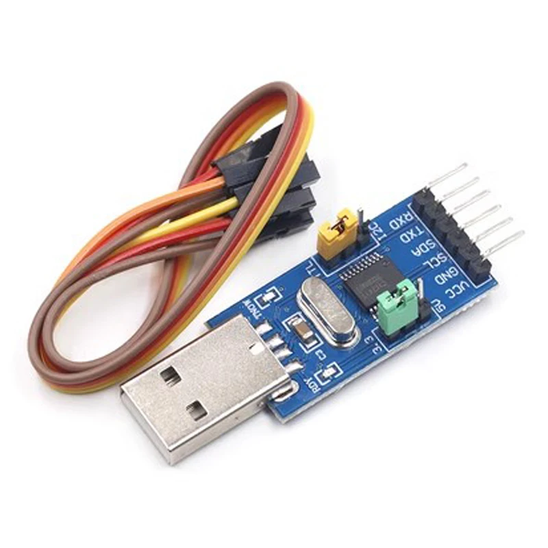 Si Tai&SH CH341T Модуль 2 в 1, 3,3 В, 5 В, USB к I2C IIC UART TTL, однокристальный загрузчик последовательного порта
