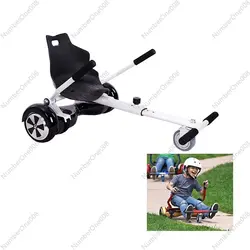 Balanced Hovercart Frame for Kid Hover Kart Self Balancing Hoverboard Adjustable Accessories Single Pole