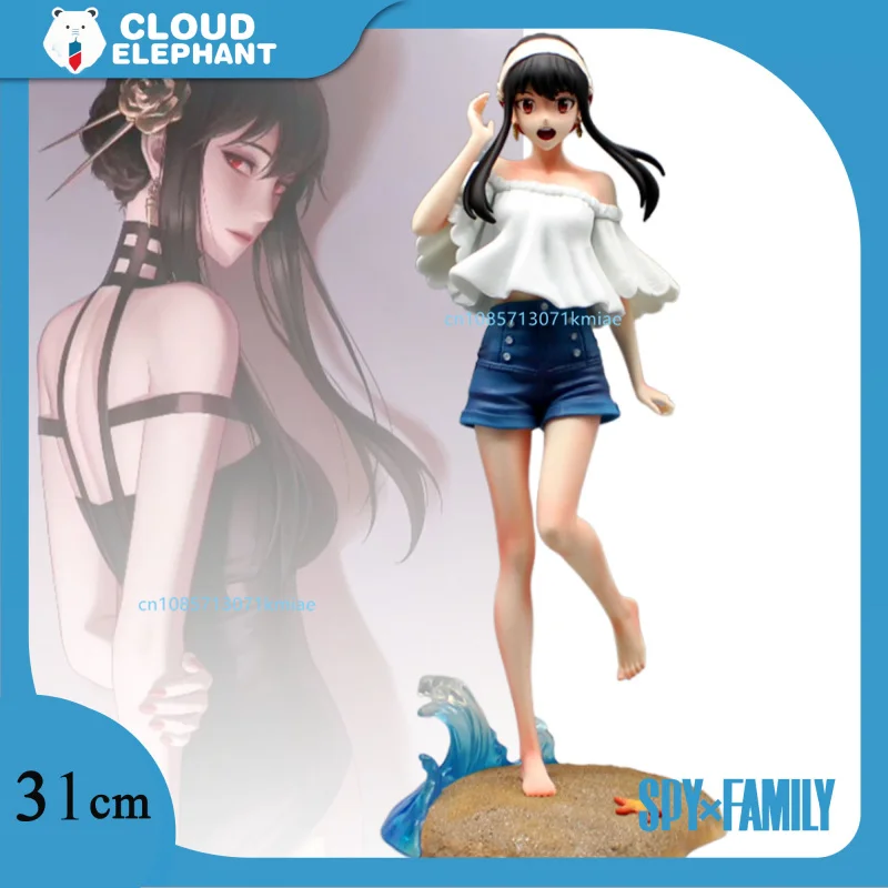 Spy × Familie Anime Figuren 31cm Förderer Fälscher Figur Förderer PVC Modell Statue Sammler Spielzeug Schreibtisch Dekoration Puppe Kinder Geburtstags geschenk