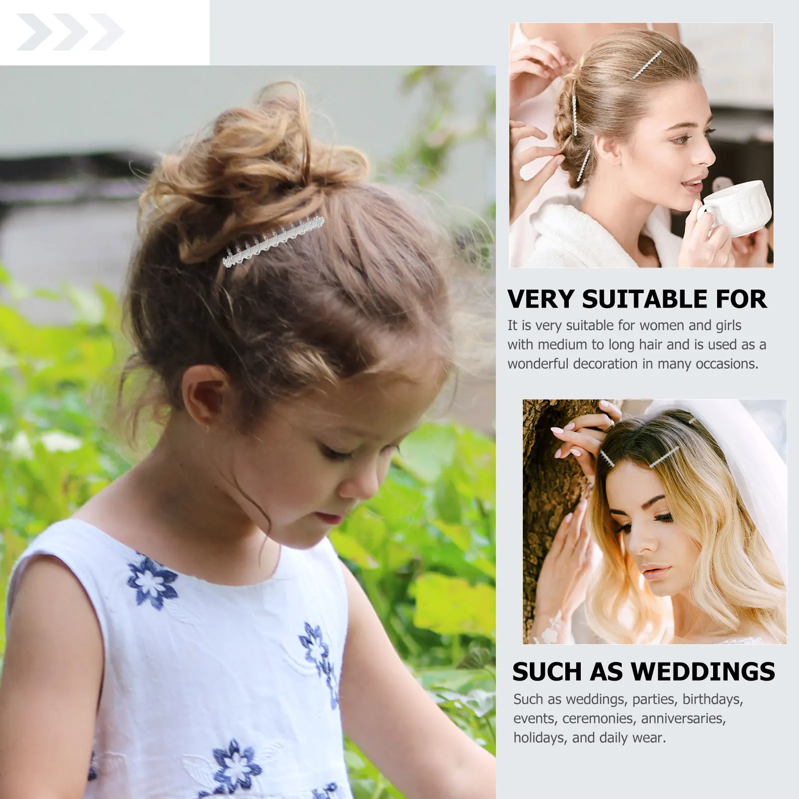 

20 Pcs Wedding Hair Comb Alloy Bridal Accessories Side Clip Easy Wear For Bride Party Banquet Christmas New Year