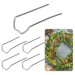 100PCS Floral U-Pins 1.7 Polegada U-Shape Greening Pins Floral Samambaia Pins Grinaldas De Palha De Isopor Arranjos De Férias Projetos Artesanais