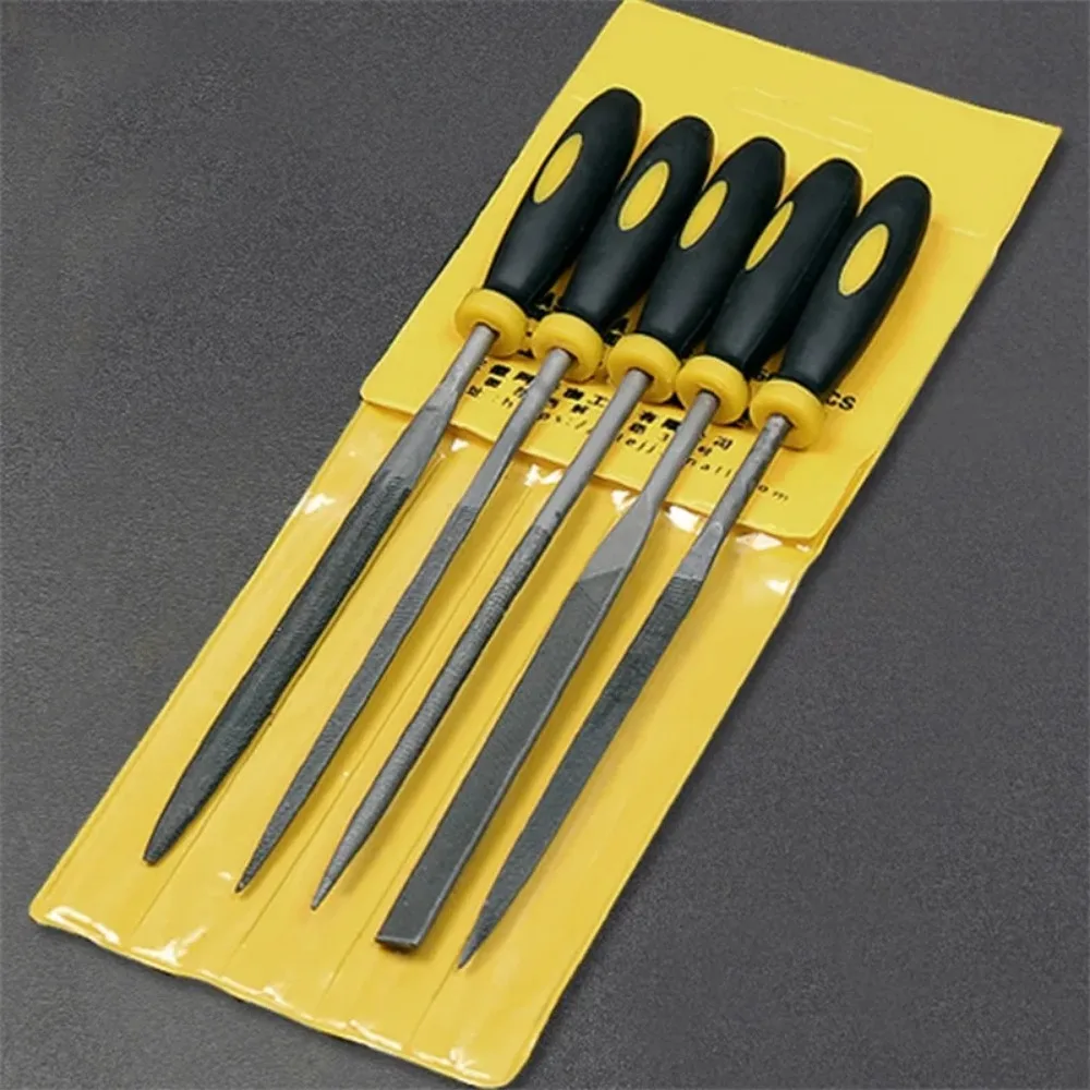 10 Pcs Needle File Set For Jeweler Wood Carving Craft Metal Glass Stone 3 Sizes LS\'D Tool